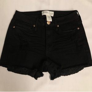 Mudd Shorts - MUDD BLACK SHORTS Mudd Shorts - MUDD BLACK SHORTS